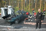 Poważny wypadek w Wawrze. Samochody skasowane, kierowcy w szpitalu [zdjęcia]