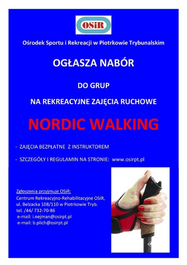 Nordic walking w Piotrkowie