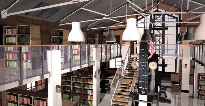 Tak będzie wyglądać nowa biblioteka na terenie kopalni?