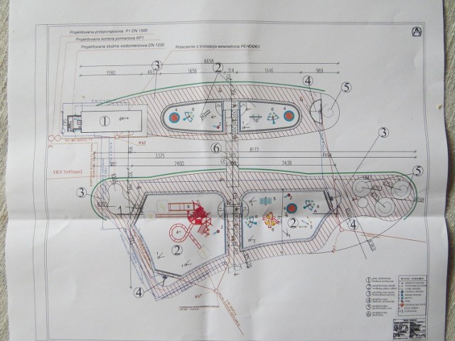 Projekt ciechocińskiego wodnego placu zabaw jest już gotowy. Powyżej plan tej inwestycji
