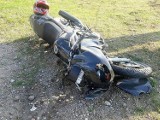 Groźny wypadek motocyklisty [ZDJĘCIA]