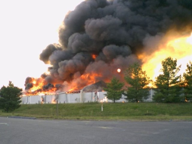 http://commons.wikimedia.org/wiki/File:Building_7_fire.jpg