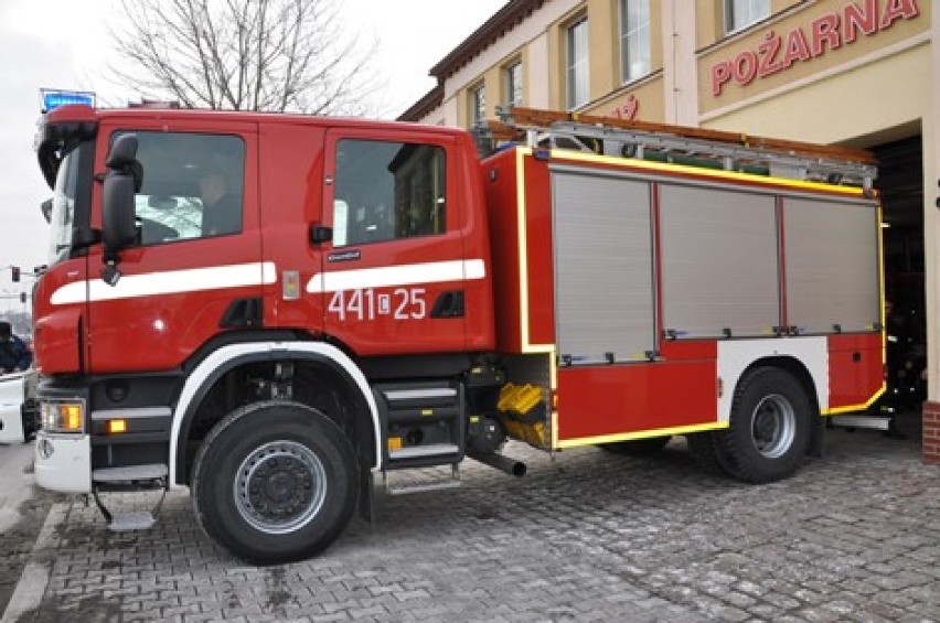 Nowy samochód i sprzęt dla strażaków w Grudziądzu!