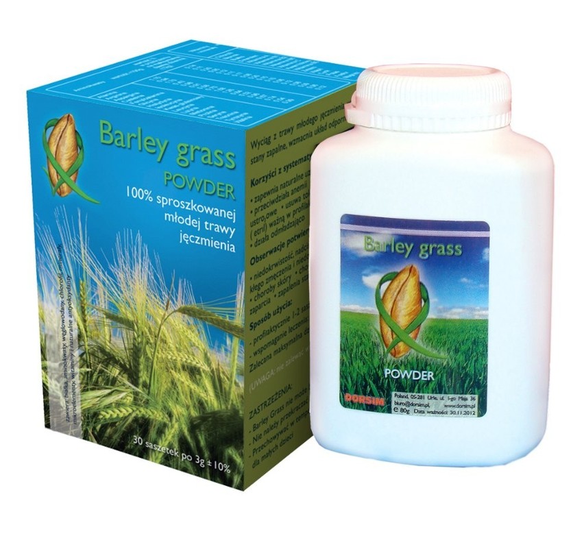 Młoda trawa jęczmienna (BARLEY GRASS ) - bogactwo naturalnych składników odżywyczych