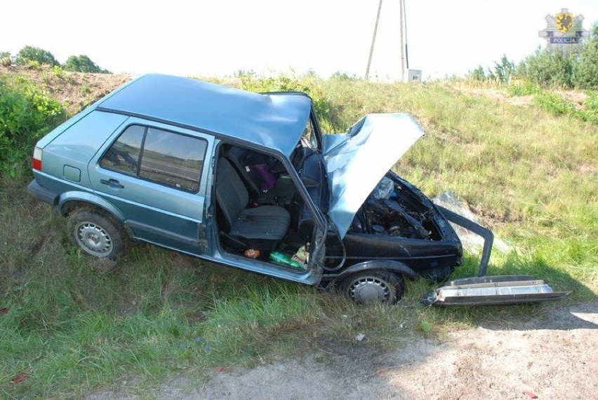 Do zderzenia dwóch aut doszło 9 lipca po godz. 15 w Glinczu...
