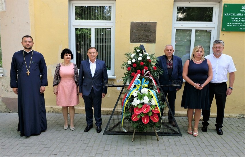 Obchody Dnia Niepodległości Ukrainy w Chełmie. Udział wzięli przedstawiciele Konsulatu Honorowego Ukrainy w Chełmie