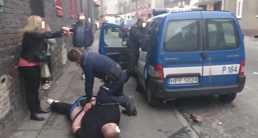 Policja Siemianowice: Nagrali interwencję policji. Zobacz co...