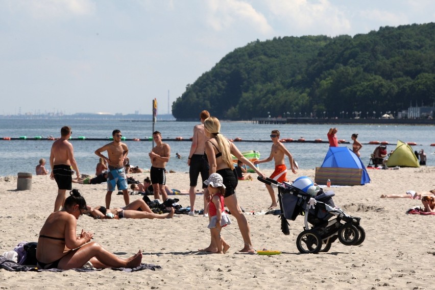 Plaża w Gdyni (9.06.2014)