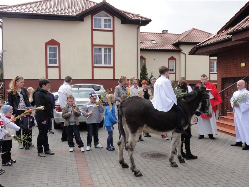 Niedziela Palmowa 2014 - w kościele św. Wojciecha w Kartuzach