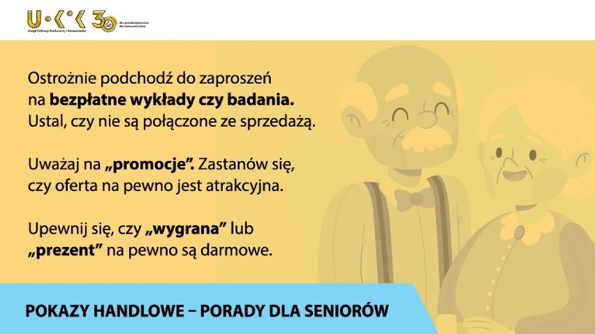 Maty, materace, garnki... Poznańska firma organizująca pokazy dla seniorów ukarana przez UOKiK!