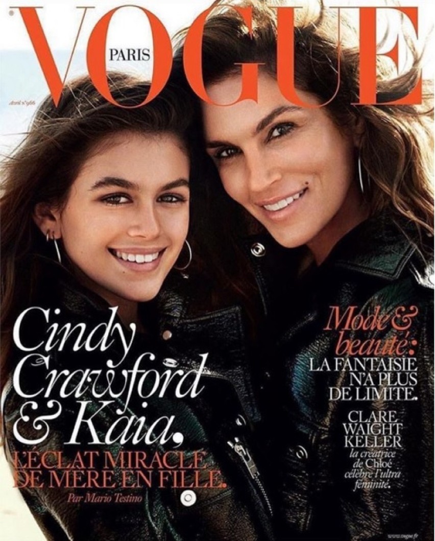 Córka Cindy Crawford stawia pierwsze kroki w modelingu i...