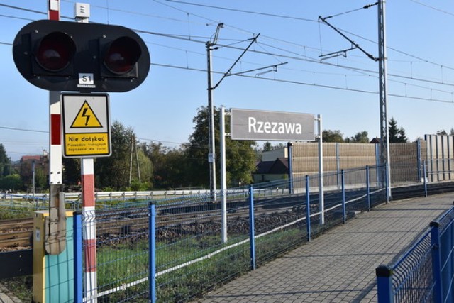 Policyjna akcja rozegrała się na przystanku kolejowym w Rzezawie