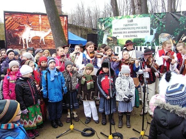 Daniele od pary prezydenckiej dla mini zoo w Żywcu