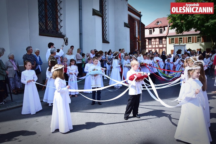 Procesja Bożego Ciała w parafii św. Jana w Oleśnicy