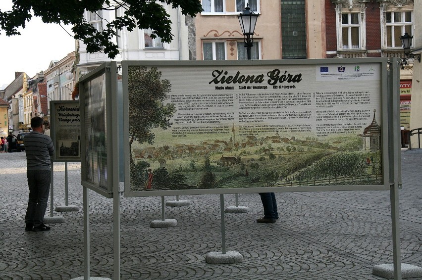 Plenerowa wystawa o mieście winnic