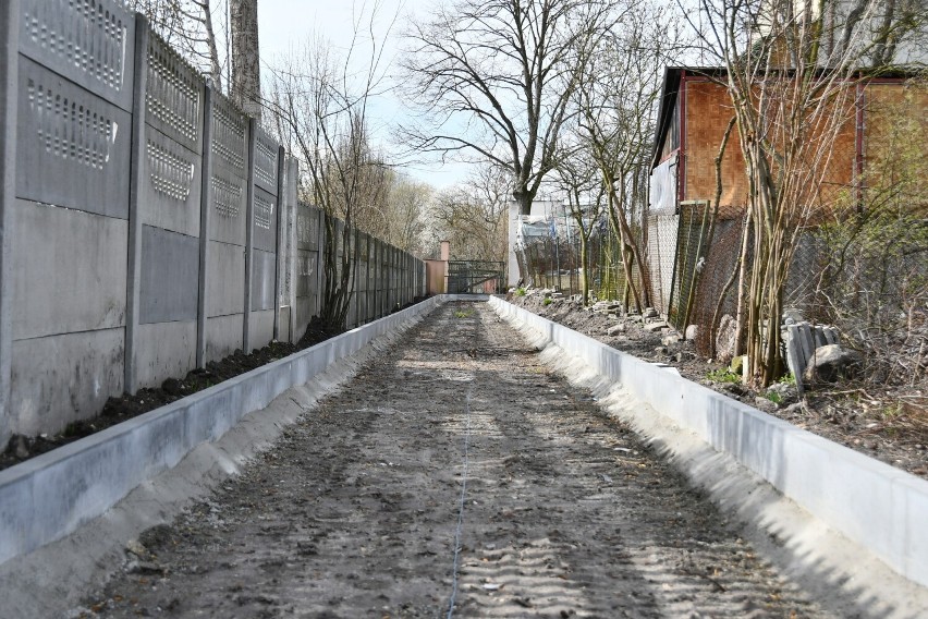 Budowa ścieżek rowerowych w Pińczowie.