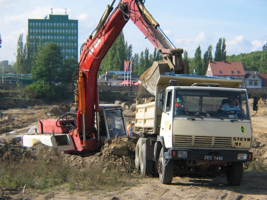 Zielona Góra, al. Wojska Polskiego. Budowa Castoramy