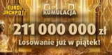 Eurojackpot wyniki 5 10 2018. Losowanie Eurojackpot 5.10.2018 losowanie na żywo 5 października. Do wygrania jest 211 mln [wyniki, zasady]