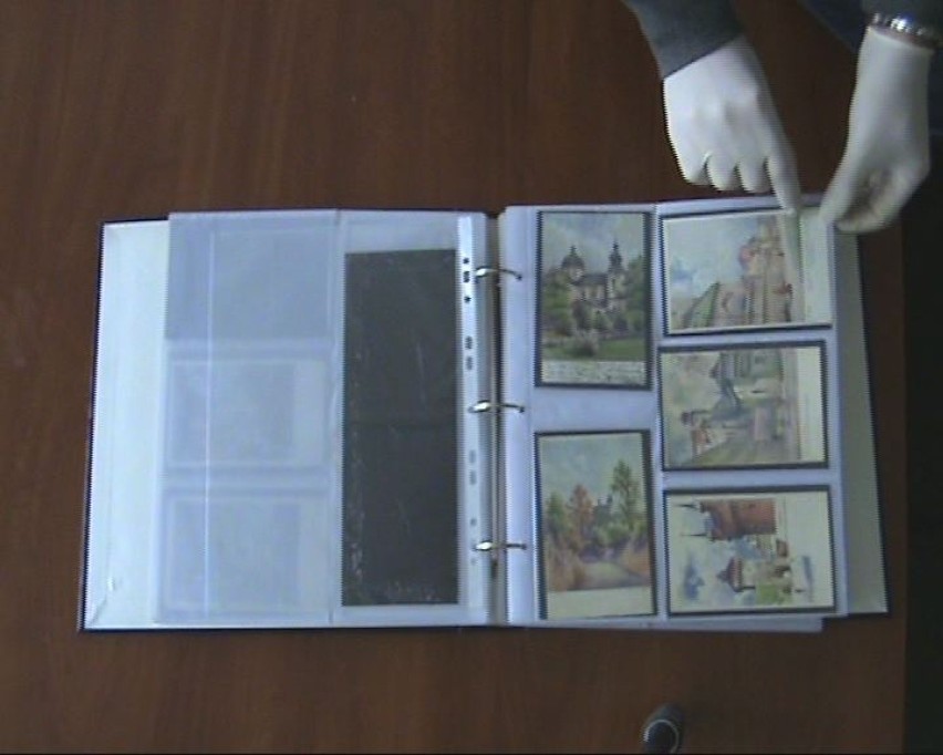 Skradzione kartki z XIX i XX wieku przedstawiające m.in....