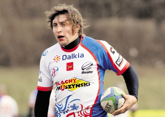 Tomasz Stępień jest liderem najskuteczniejszych zawodników Ekstraligi rugby.