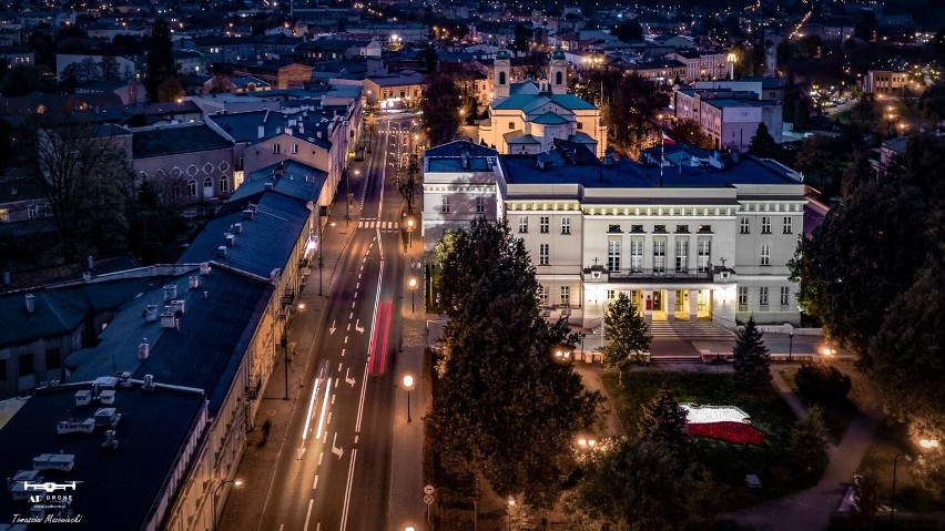 Tomaszów Mazowiecki na zdjęciach. Niesamowite zdjęcia miasta z drona ZDJĘCIA