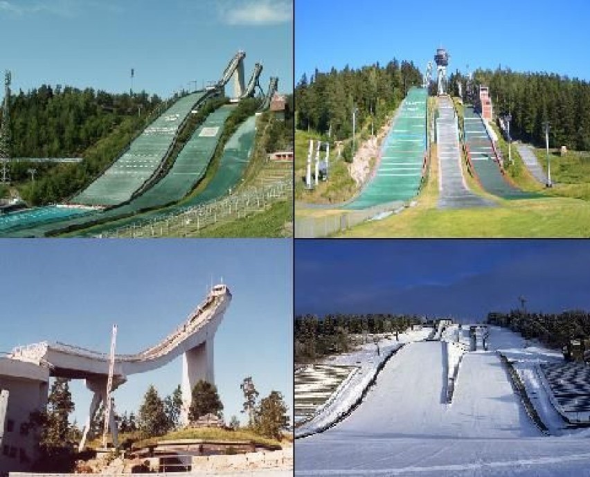 Skocznie turnieju Nordyckiego : Lahti, Kuopio, Lillehammer,...