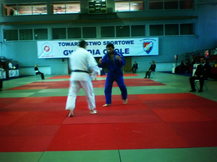 Walka w stójce podczas Pucharu Polski w judo