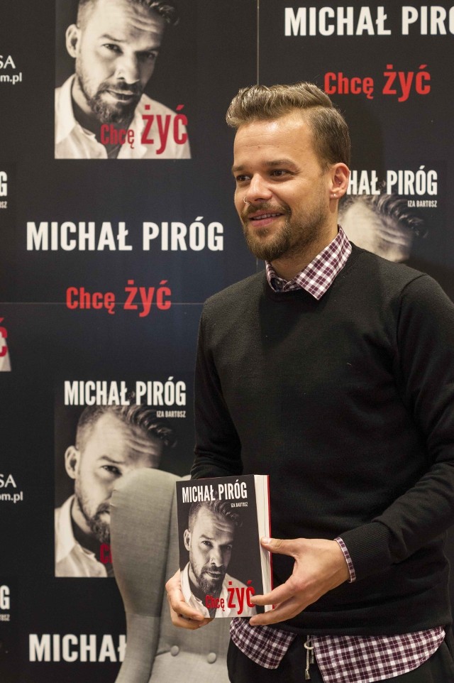 Michał Piróg "Chcę żyć". Popularny choreograf promował swoją autobiografię [ZDJĘCIA]