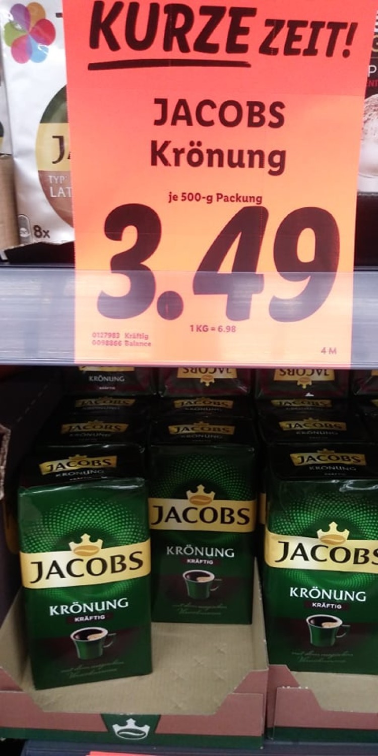 Kawa Jacobs 

DE 3,49 euro (15,08 zł)
PL 21,79 zł