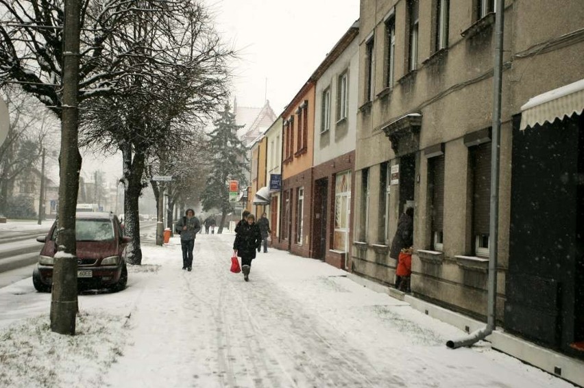 Zima dotarła do Wągrowca