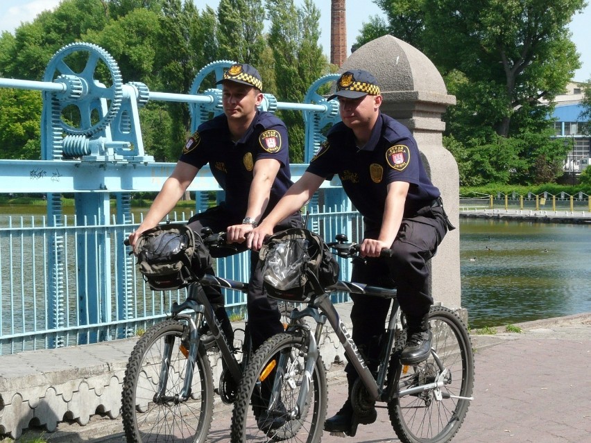Latem odbywają się patrole rowerowe
