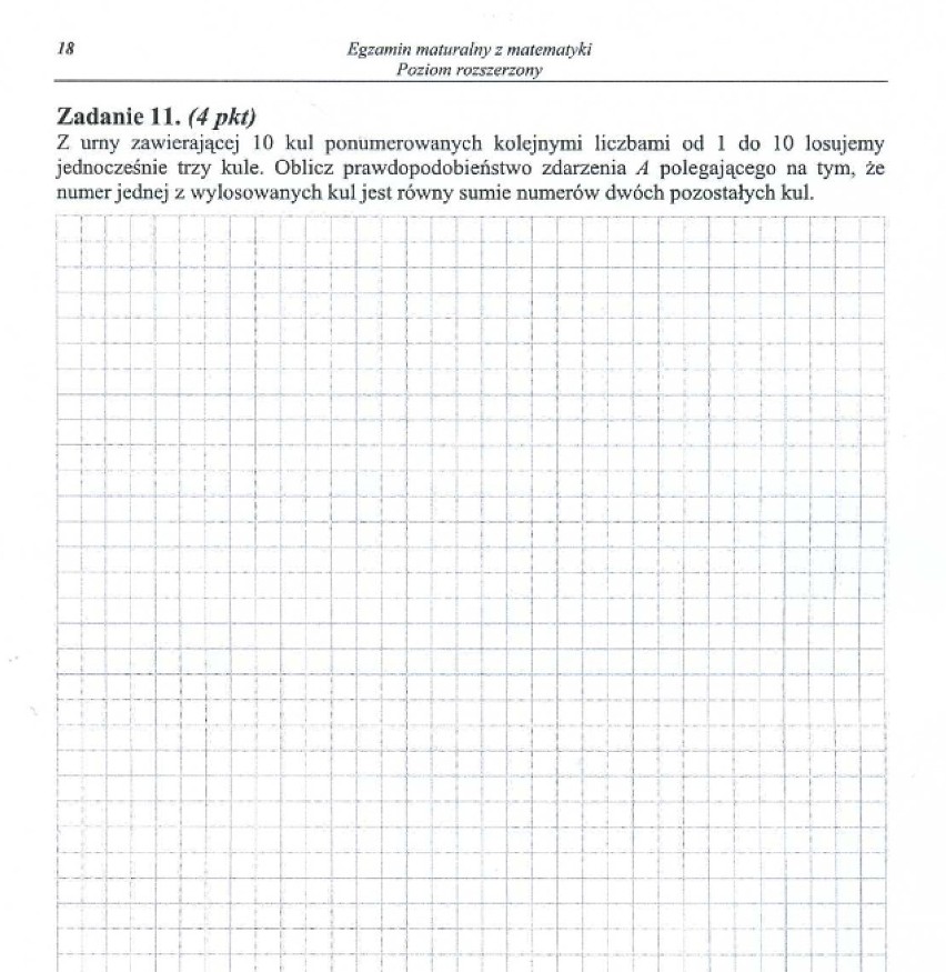 Arkusze matematyka rozszerzony matura 2014