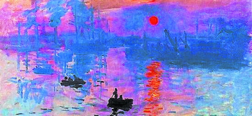 "Impresja, wschód słońca"  Claude`a Moneta