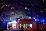 Pożar mieszkania przy ulicy Horyzontalnej w Legnicy, zdjęcia