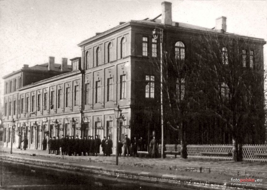 Dworzec w Radomiu lata 1907 - 1908.