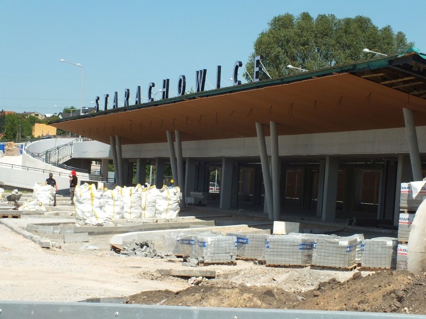 Dworzec Starachowice Zachodnie będzie oddany w sierpniu. Zobacz zdjęcia