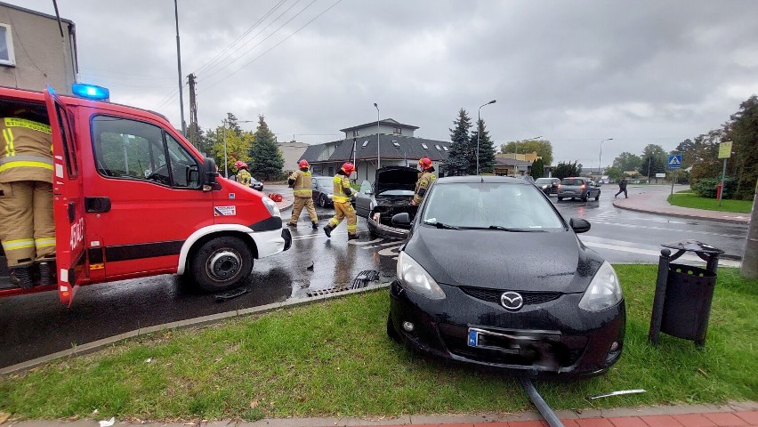 Wypadek w Żarach na skrzyżowaniu ulic Kujawskiej i...