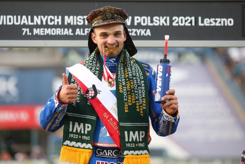 Bartosz Zmarzlik, żużlowiec Stali Gorzów, zdobył tytuł...