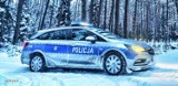Lubelskie. W związku z opadami śniegu policjanci apelują o ostrożność na drodze