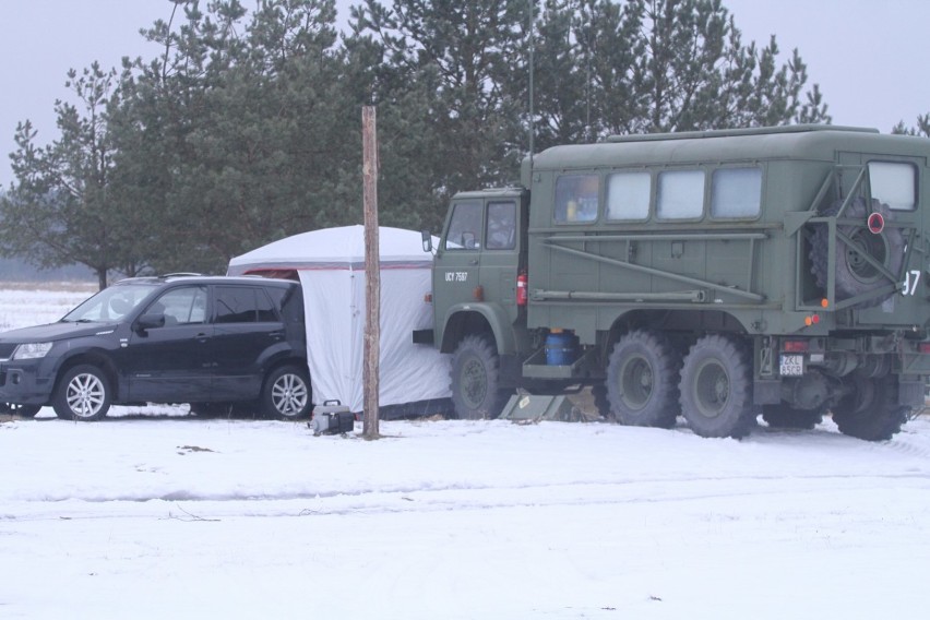 Zimowy zlot pojazdów militarnych
