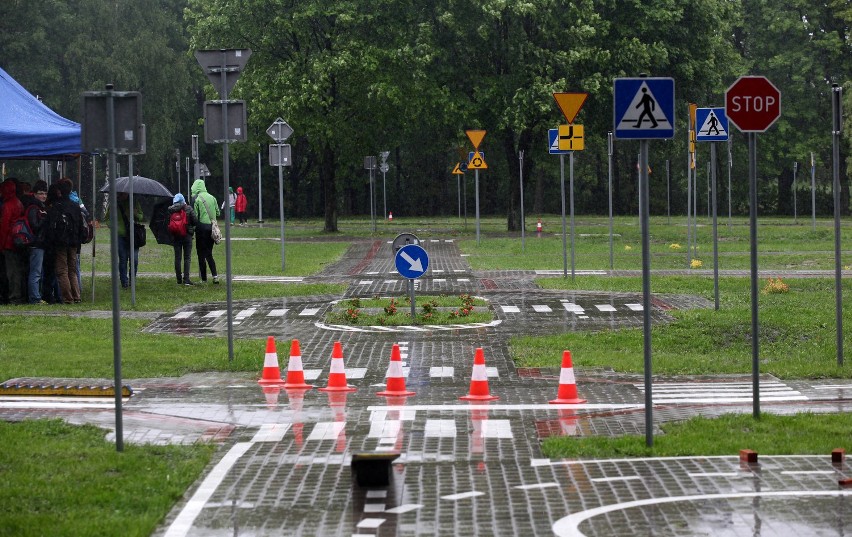 Miasteczko ruchu drogowego w Łodzi