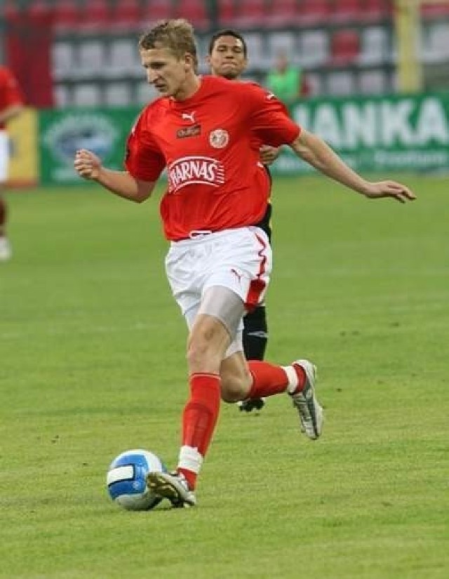 Bartłomiej Grzelak w barwach Widzewa Łódź. Fot. Paweł Nowak Dziennik Łódzk