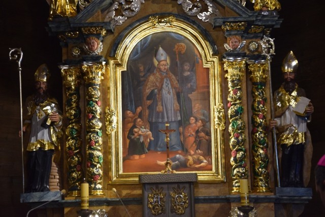Ołtarz w sanktuarium św. Walentego w Bieruniu