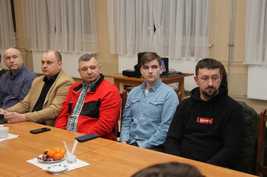 Zebranie sołeckie odbyło się na sali wiejskiej w Konarzewie