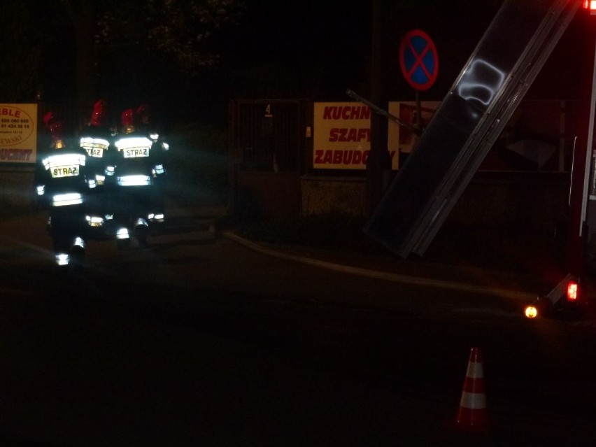 Gniezno: pożar na ulicy Dalkoskiej