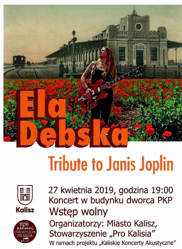 Koncert na dworcu kolejowym w Kaliszu. Ela Dębska zmierzy się z twórczością Janis Joplin