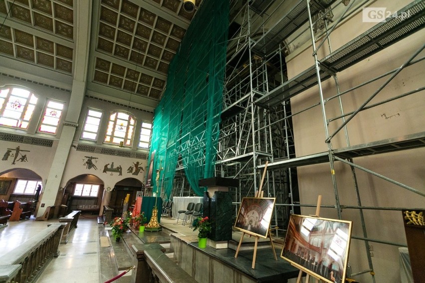 Rusza remont jednego z największych kościołów w centrum Szczecina [ZDJĘCIA]