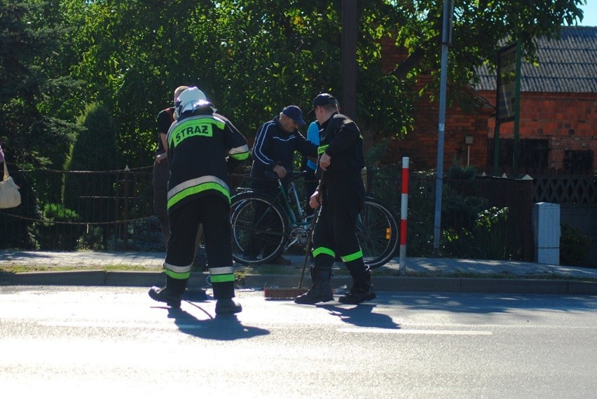 Wypadek w Jarocinie: Niedaleko ronda zderzyły się dwa...