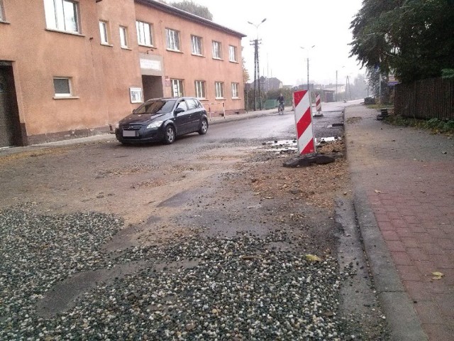 Trwa remont ulicy Chrobrego w Wodzisławiu Śl.