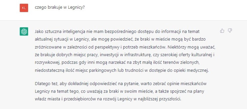 Czego brakuje w Legnicy?